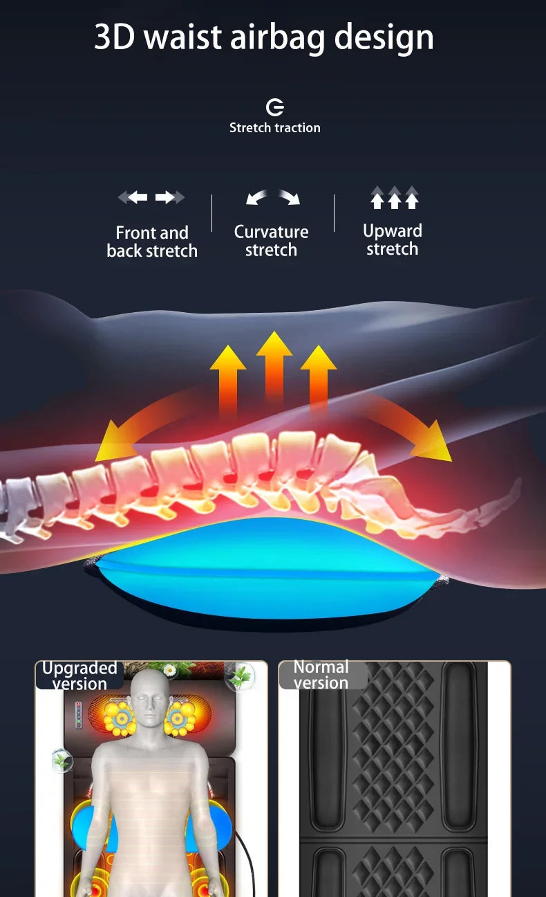 Multifunctional Massage Mattress Full Body Electric