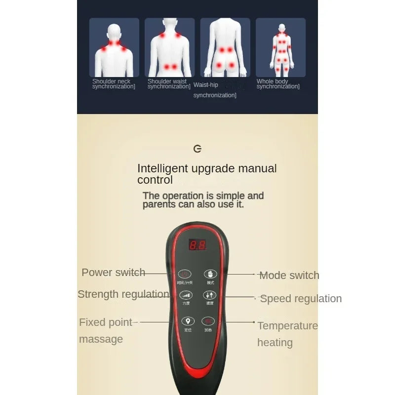 Multifunctional Massage Mattress Full Body Electric